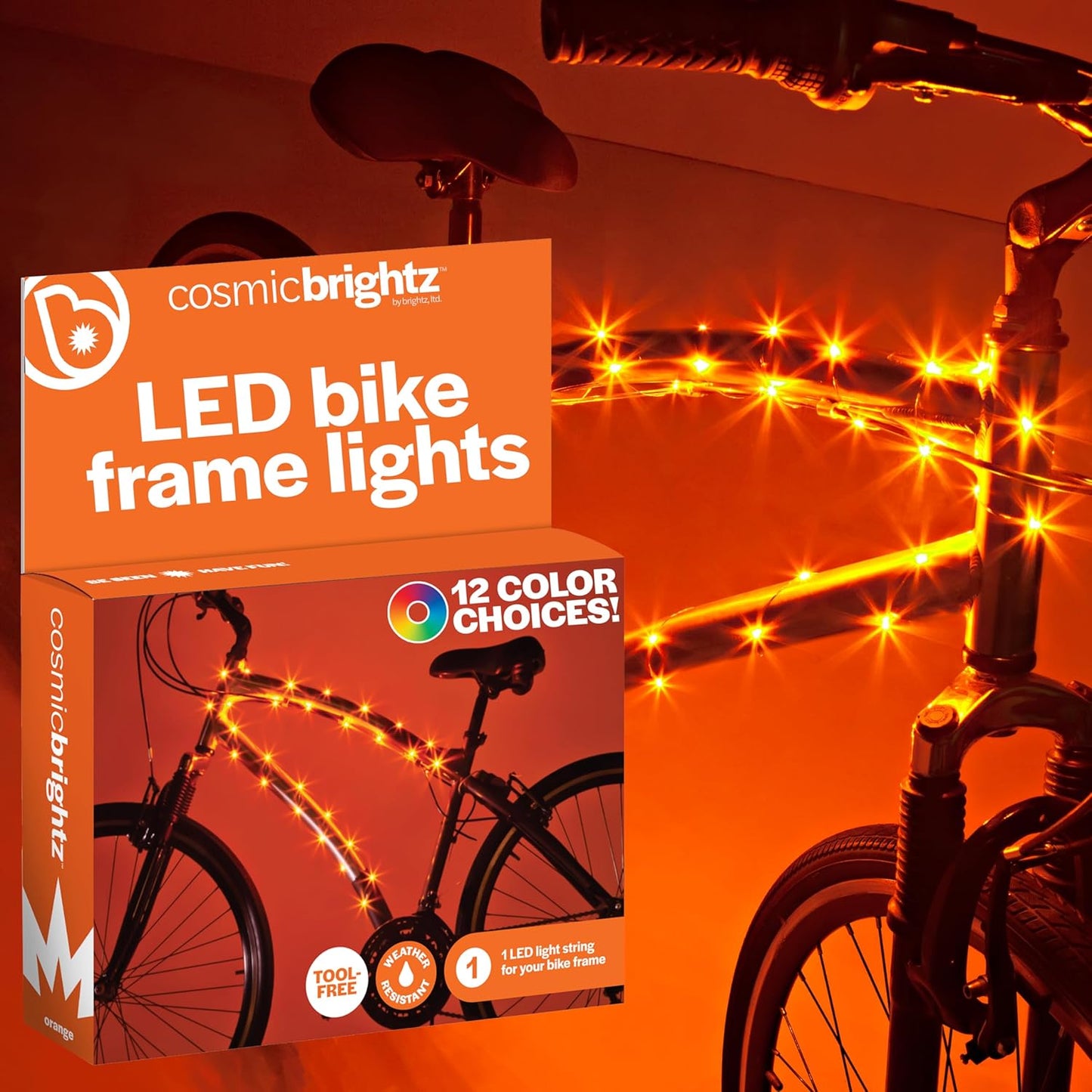 "Light Up Your Ride! 🚴‍♂️✨ Transform your bike with our Cosmic LED Frame Rope Light - 6.5ft of vibrant fun! Perfect for kids, teens, & adults. Stay safe & stylish on every adventure! 💡🌈 #BikeLife #LEDLights"