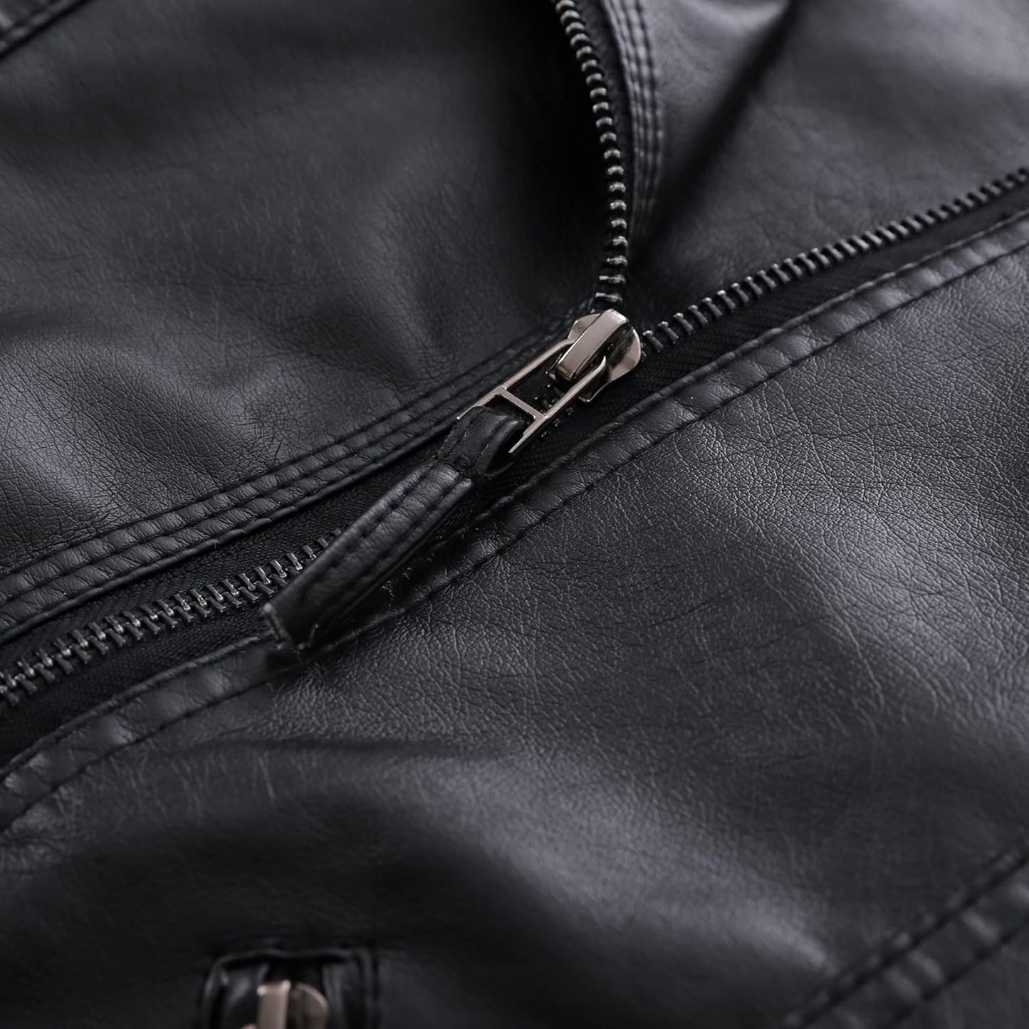 Boys Spring Faux Leather Moto Jackets Kids Zipper Fall Coats Outerwear