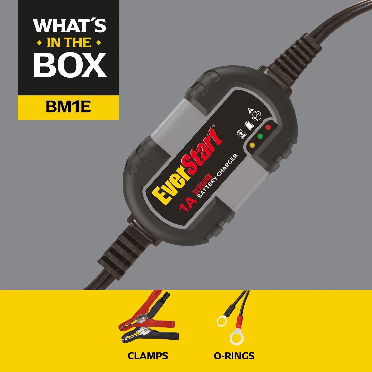 Power Up Your Ride with the Everstart 12V Automotive Marine Battery Charger Maintainer BM1E - Brand New!