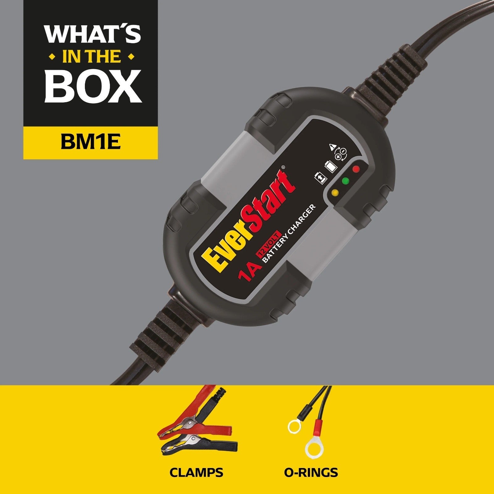 Power Up Your Ride with the Everstart 12V Automotive Marine Battery Charger Maintainer BM1E - Brand New!