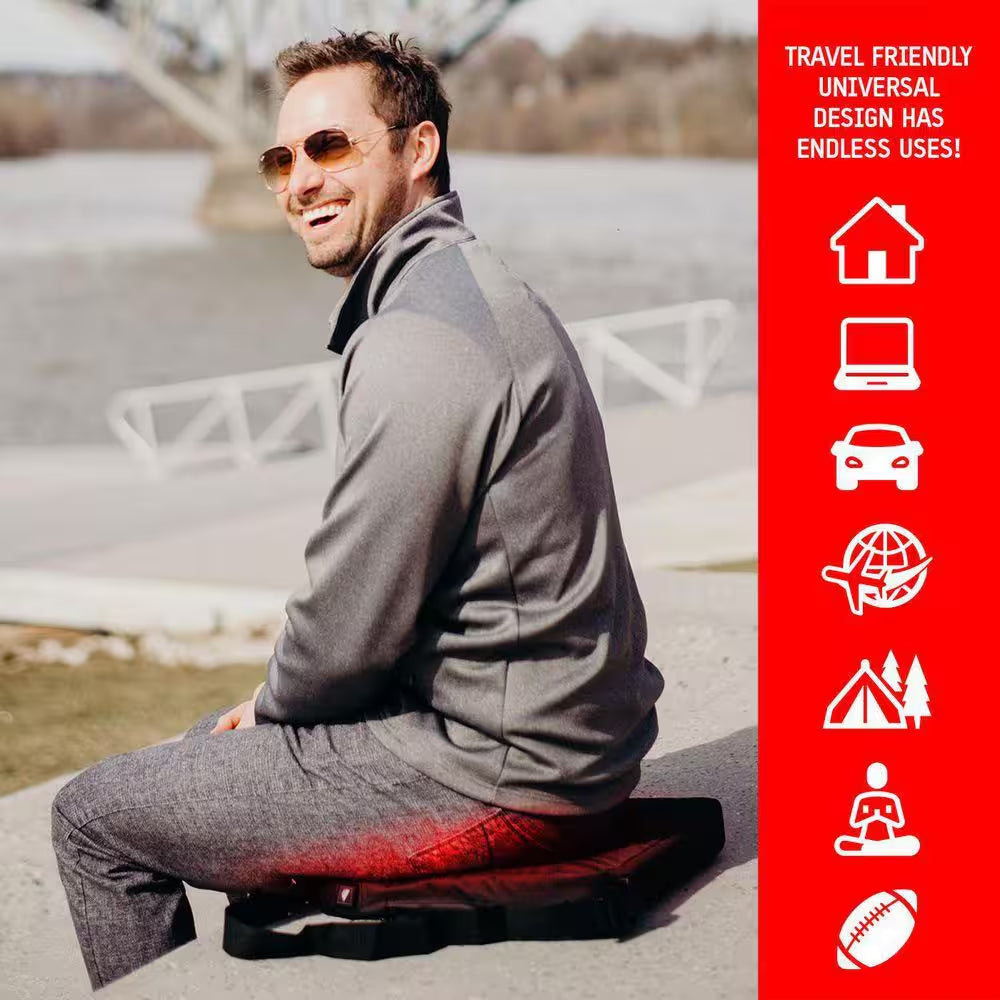 Cozy Up Anywhere with the 5-Volt Battery Heated Seat Cushion