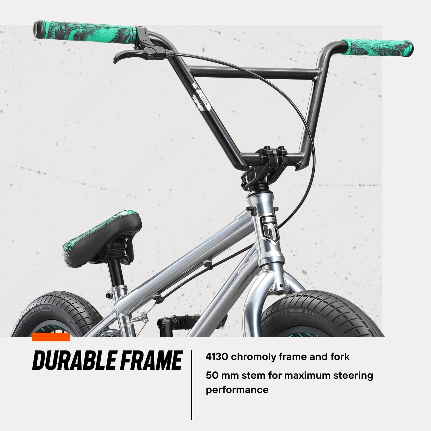 Legion Freestyle BMX Bike for Advanced-Level or Professional Riders, Adult Men Women, 4130 Chromoly Frame, and 20-Inch Wheels