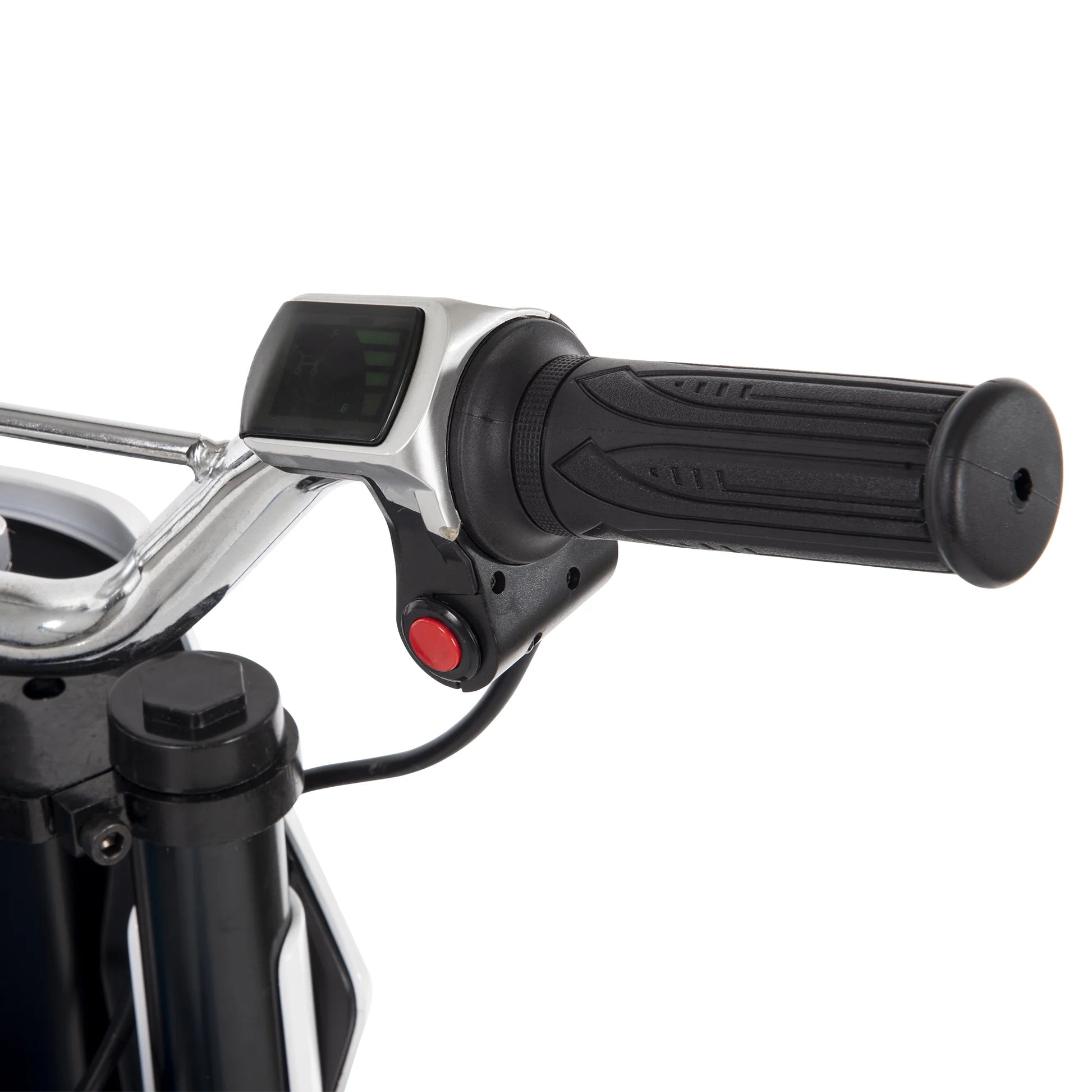 CR8-R 36-Volt Electric Mini Bike, White