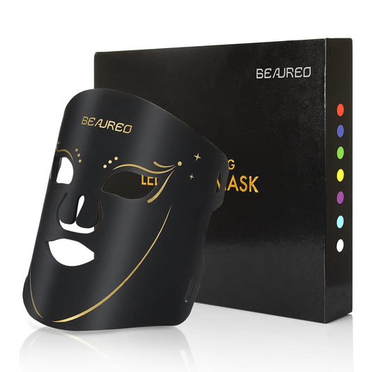 Glow Up Your Skin! ✨💖 Discover the 7-Color LED Face Mask for Wrinkle Reduction, Anti-Aging, and Acne Treatment! #SkincareGoals #LEDLightTherapy