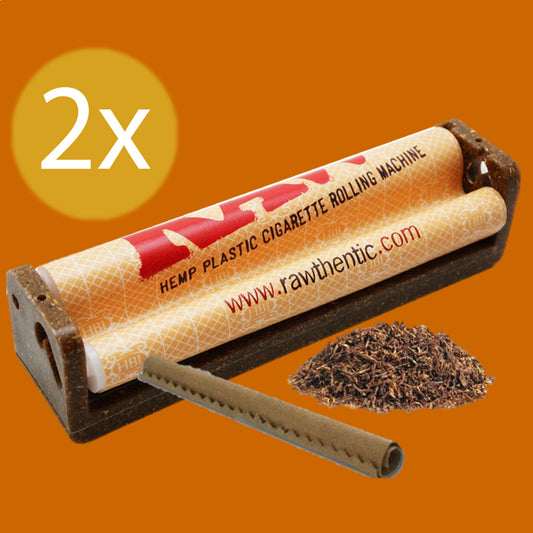 Roll Your Own with Ease: 2X RAW 79Mm Hemp Cigarette Roller! 🌿🚬✨