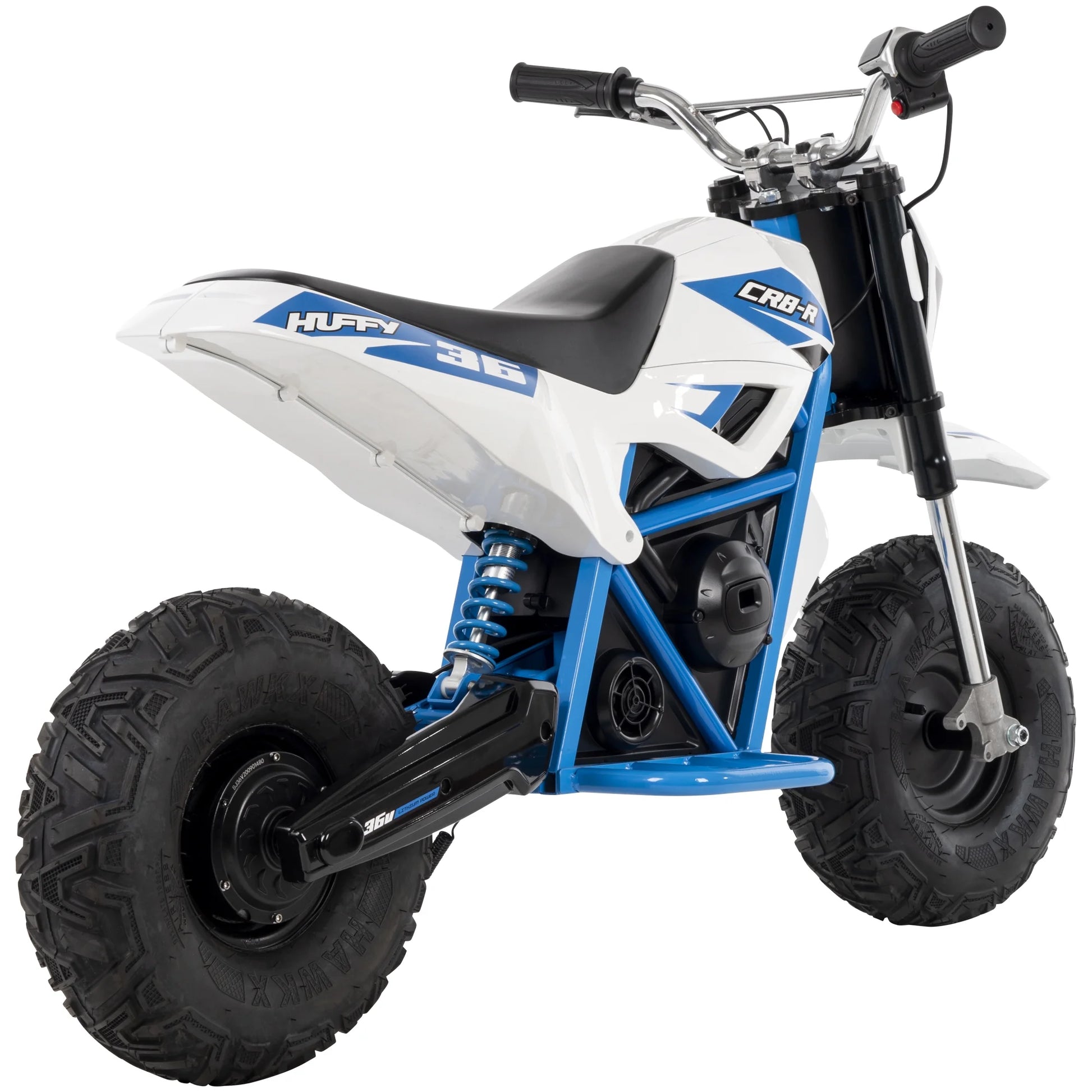 CR8-R 36-Volt Electric Mini Bike, White