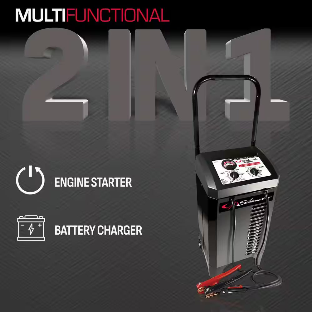Power Up Your Ride: Versatile 10-Amp Car Battery Charger & 200A Engine Starter for All Vehicles