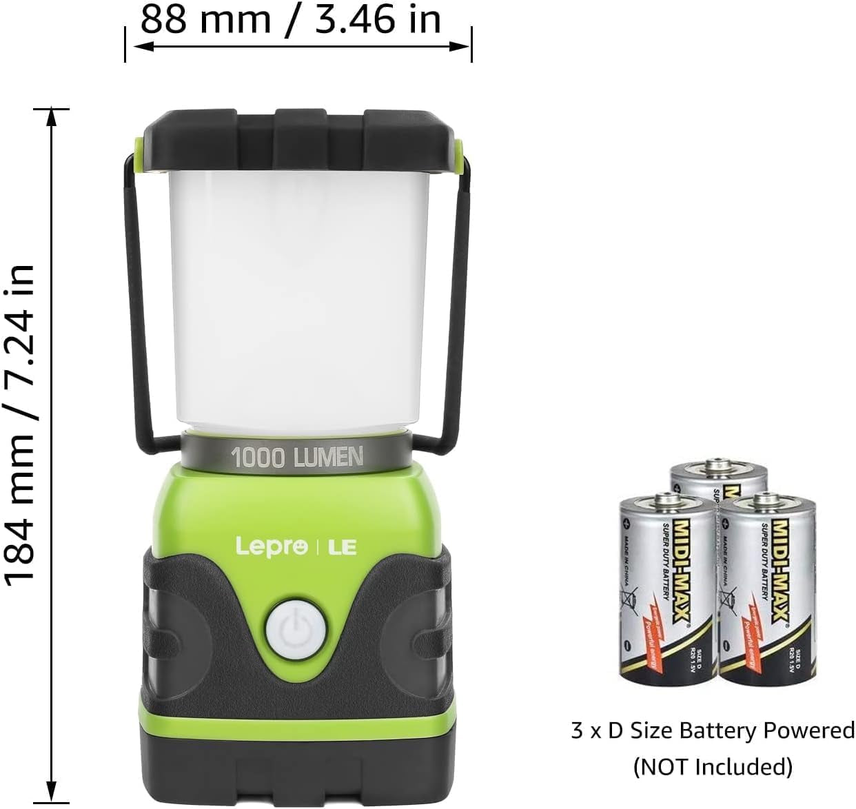 "🌟 Illuminate Your Adventures! 🌟 Discover the LE 1000LM Battery-Powered LED Camping Lantern - Your Ultimate Waterproof Companion with 4 Light Modes! Perfect for Camping, Hiking, Emergencies & More! 🚀🔦 #CampingEssentials #OutdoorGear"