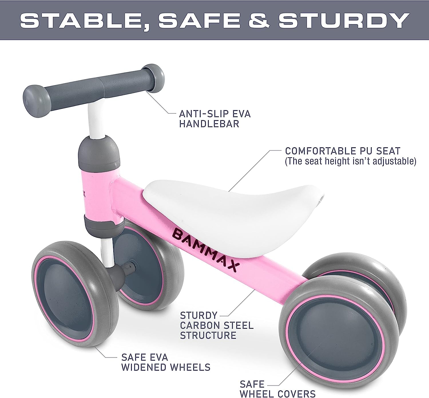 🚴‍♂️✨ Tykebike® Balance Bike for Little Adventurers! Perfect for toddlers 1-2 years! Lightweight, easy-glide wheels, and safer steering for indoor & outdoor fun! 🌟👶 #ToddlerFun #BalanceBike