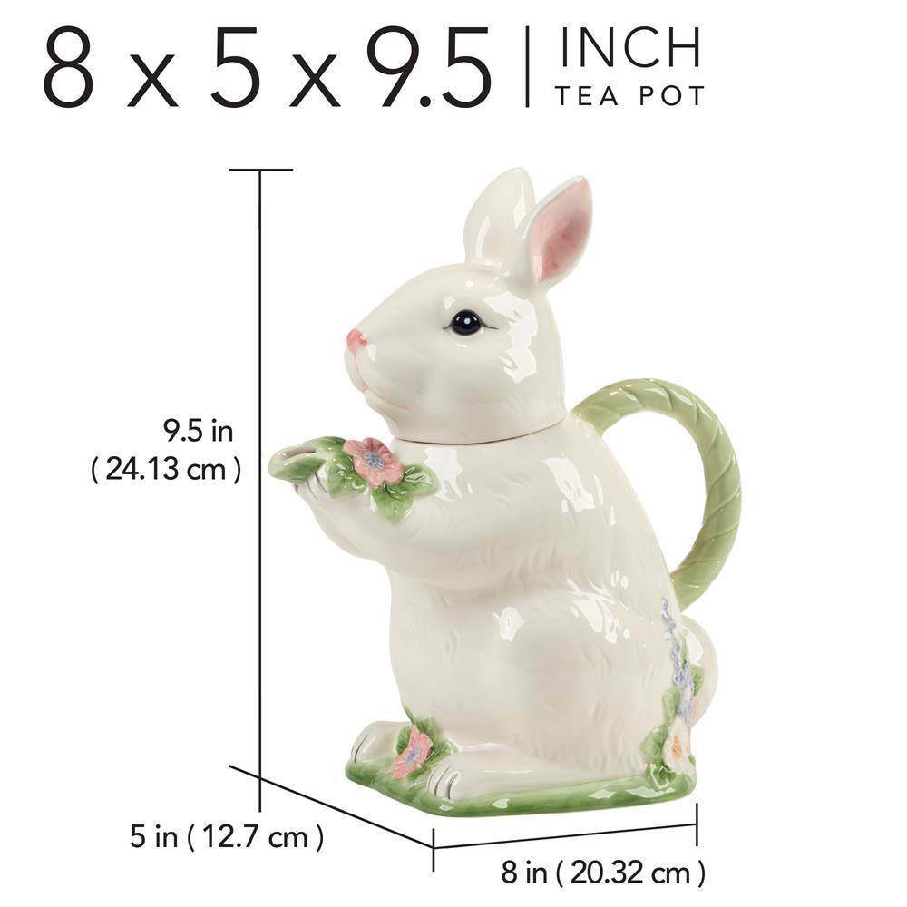 Charming Easter Morning 3-D Bunny Teapot - Perfect for Spring Celebrations