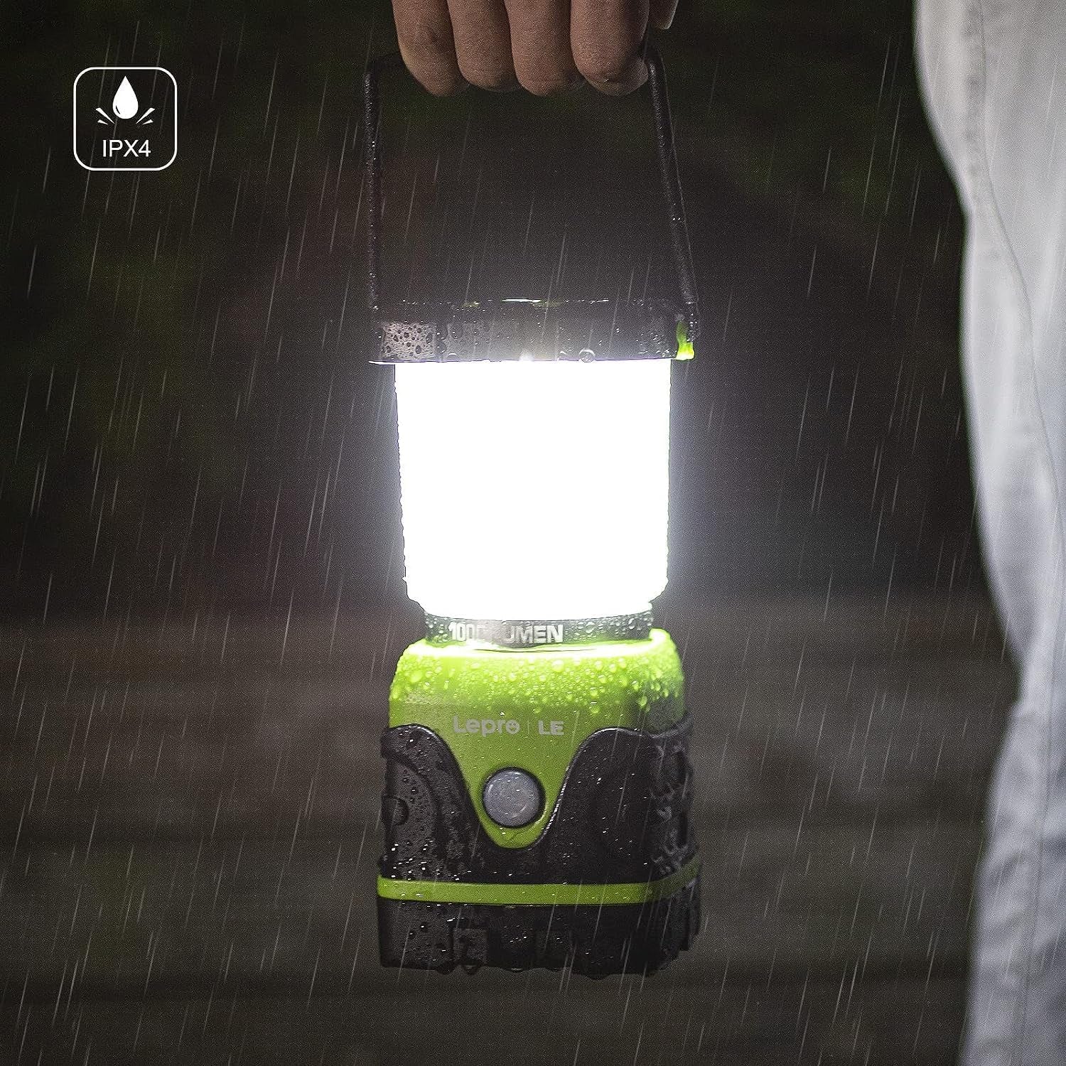 "🌟 Illuminate Your Adventures! 🌟 Discover the LE 1000LM Battery-Powered LED Camping Lantern - Your Ultimate Waterproof Companion with 4 Light Modes! Perfect for Camping, Hiking, Emergencies & More! 🚀🔦 #CampingEssentials #OutdoorGear"