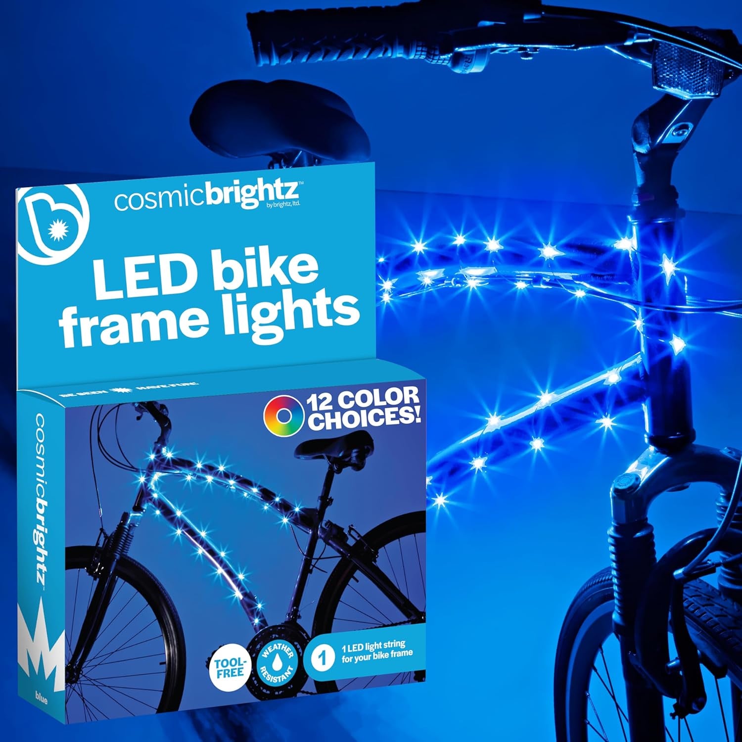 "Light Up Your Ride! 🚴‍♂️✨ Transform your bike with our Cosmic LED Frame Rope Light - 6.5ft of vibrant fun! Perfect for kids, teens, & adults. Stay safe & stylish on every adventure! 💡🌈 #BikeLife #LEDLights"