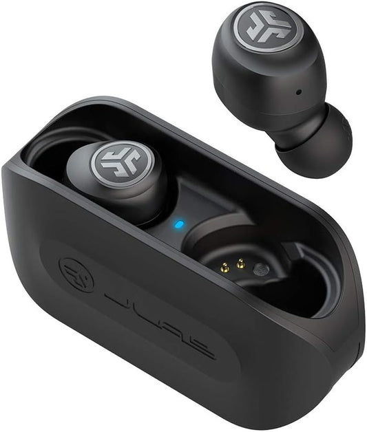 Unleash your music with Go Air True Wireless Earbuds! 🎧✨ Black, sweat-resistant, and packed with Bluetooth 5.0 for seamless sound. Choose your vibe with 3 EQ settings: Signature, Balanced, and Bass Boost! 🔊💪 #WirelessFreedom #MusicOnTheGo