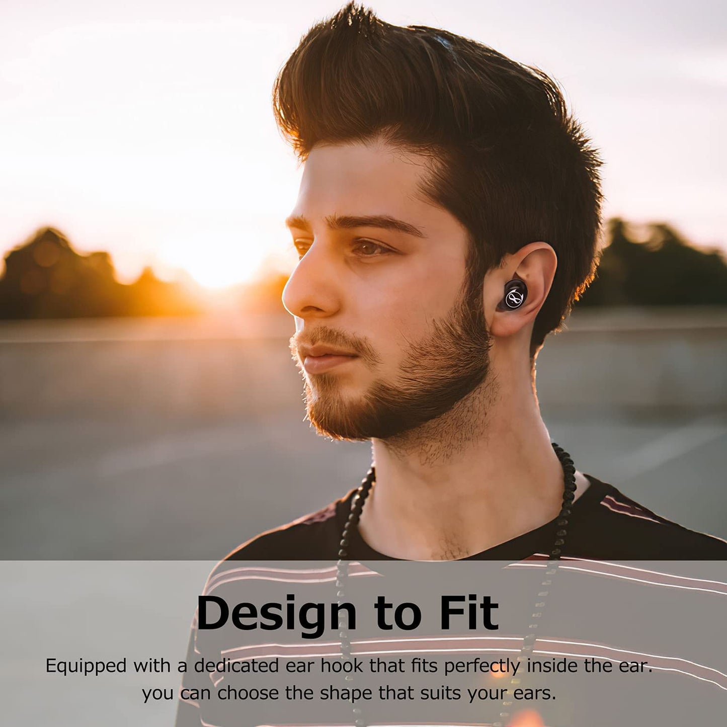 Kids Wireless Earbuds In-Ear Cute Little Devil Earphones for Kids Adult Gift 36H Playtime 3D Stereo Deep Bass Earbuds with Built-In Mic for Workout Sport (Blue Cat)