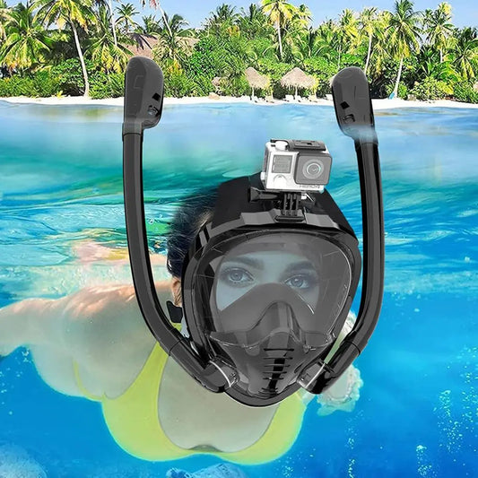 Anti Fog & anti Leak Diving Mask, 1 Set Adult Water Sports Equipment for Swimming Diving, Sports Equipment for Deep Blue Sea, Gym Essentials
