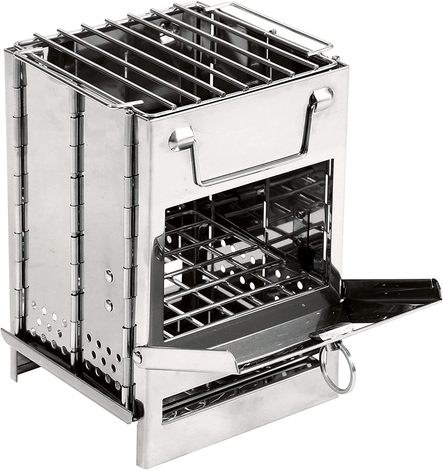 🔥 Take Your Outdoor Cooking to the Next Leve!  - Rocket Fast! 🌲 Portable Wood Burning Rocket Camp Stove - Perfect for Hiking, Camping, Picnics & BBQs! 🍖✨