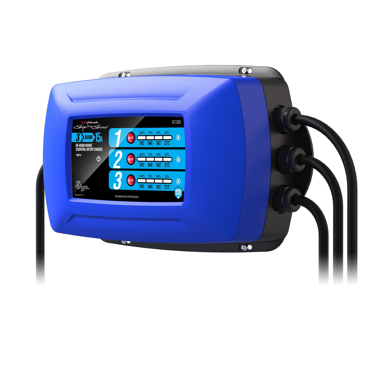 Effortlessly Charge Three Batteries with the Schumacher Electric Ship ‘N Shore 15A Marine Battery Charger