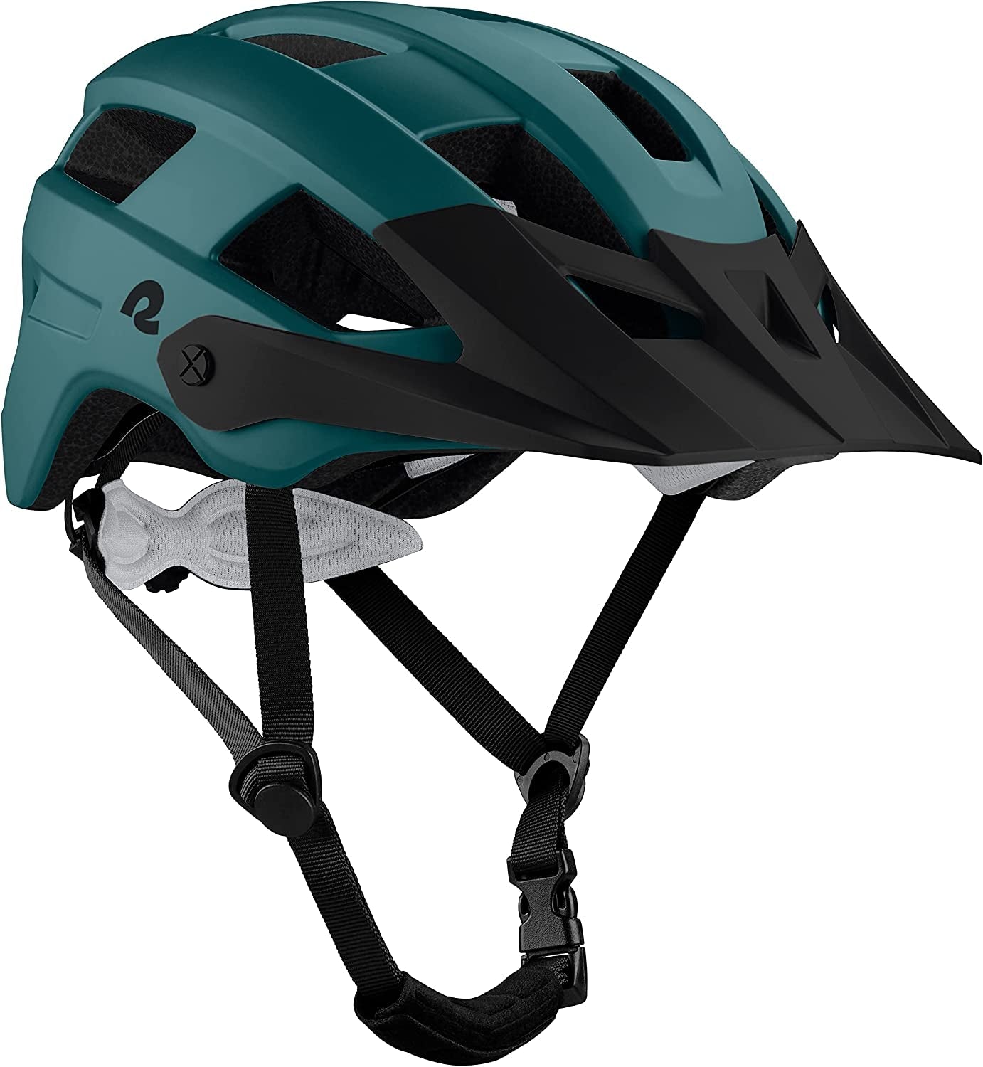 GO for a Ride!  Rowan Mountain Bike Helmet for Adults - MTB Style with Removable Visor and EPS Foam Interior for Men & Women – Adjustable Size, Lightweight & Breathable