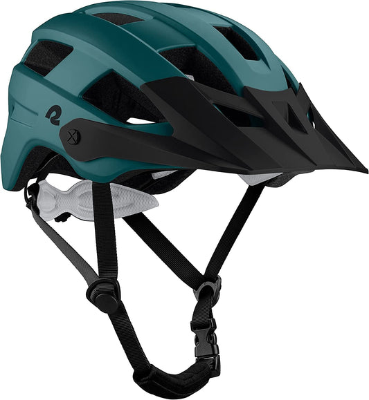 GO for a Ride!  Rowan Mountain Bike Helmet for Adults - MTB Style with Removable Visor and EPS Foam Interior for Men & Women – Adjustable Size, Lightweight & Breathable