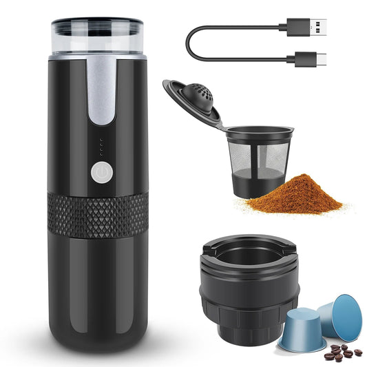 Brew Your Perfect Cup Anywhere: Mini Portable Coffee Maker with Reusable Filter! ☕✨