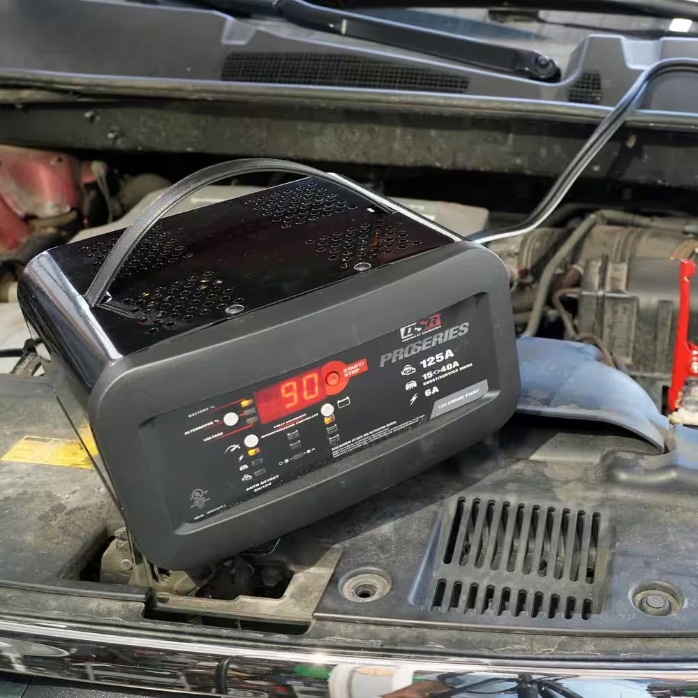 Power Up Your Ride: DSR Pro 125-Amp Car Battery Charger & Engine Starter with 40A Boost for All Your Automotive Needs