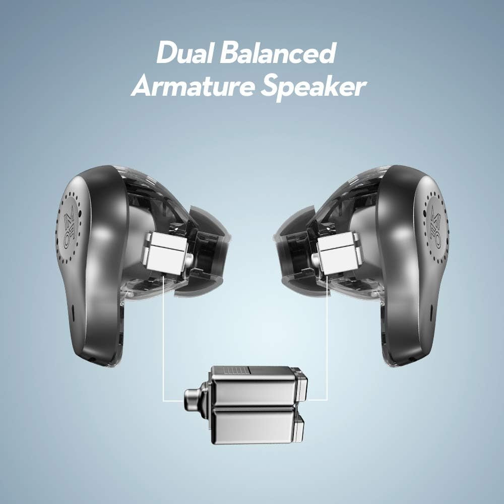 [Upgrade Version 2023 Bluetooth Earbuds Wireless O7, Bluetooth 5.0 In-Ear Headphones with Charging Case, Dual Microphone Call Noise Reduction Earphons for Sports, Built-In Mic