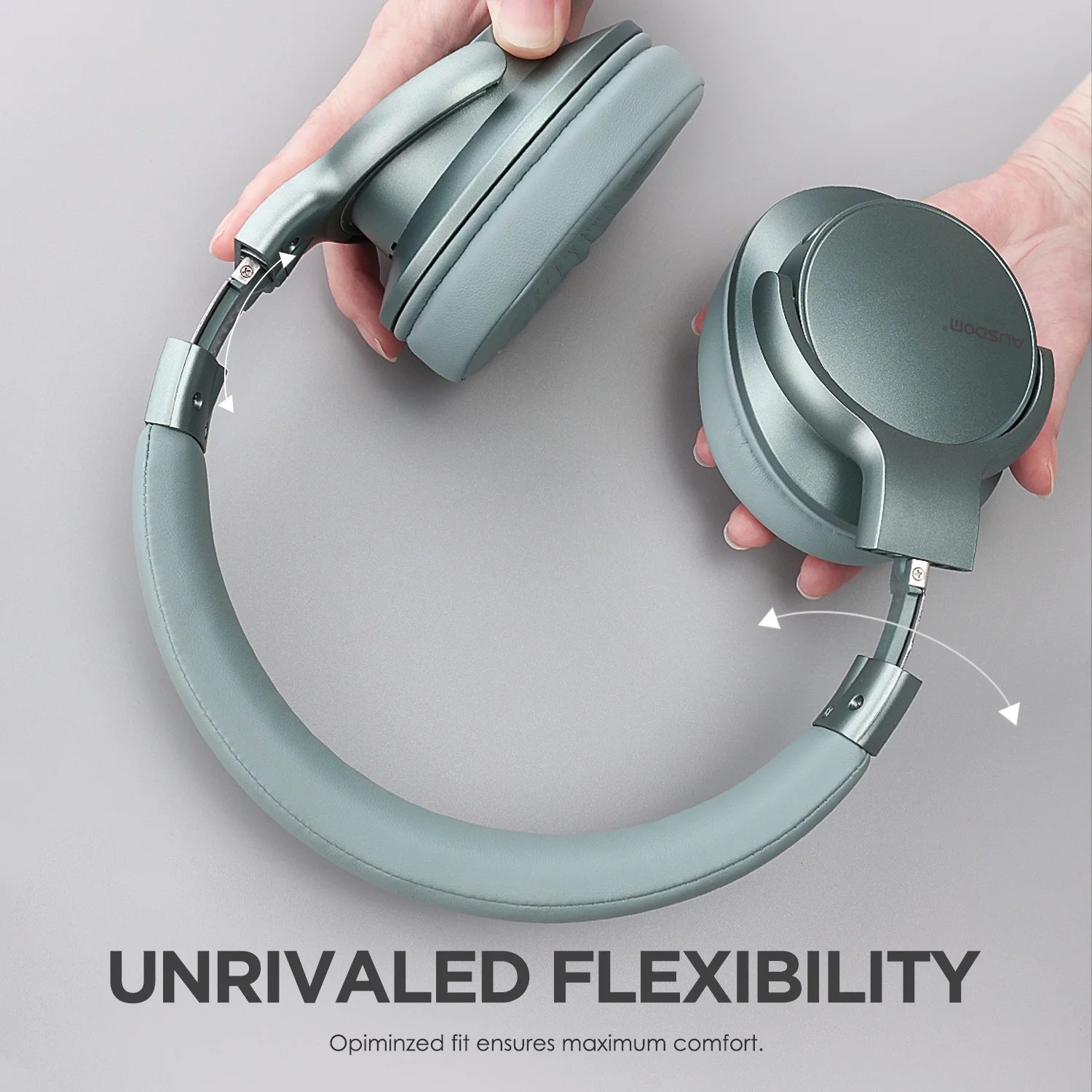 E7 Active Noise Cancelling Headphones,Wireless over Ear Bluetooth 5.0 Headsets with Mic,Mint Green