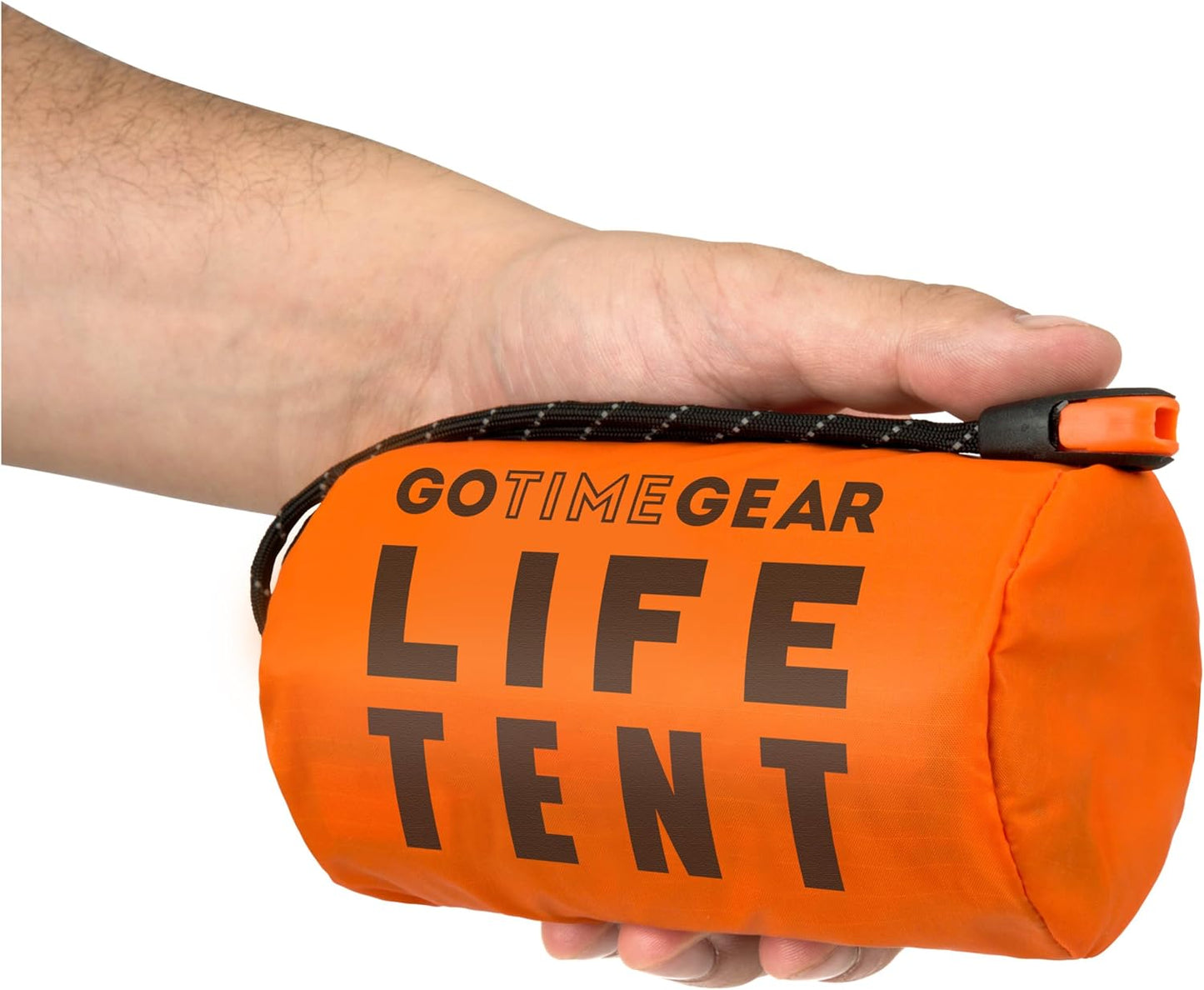 Ultimate Survival Life Tent: 2-Person Mylar Emergency Shelter with Paracord and Whistle for All-Weather Protection in Camping and Hiking Adventures