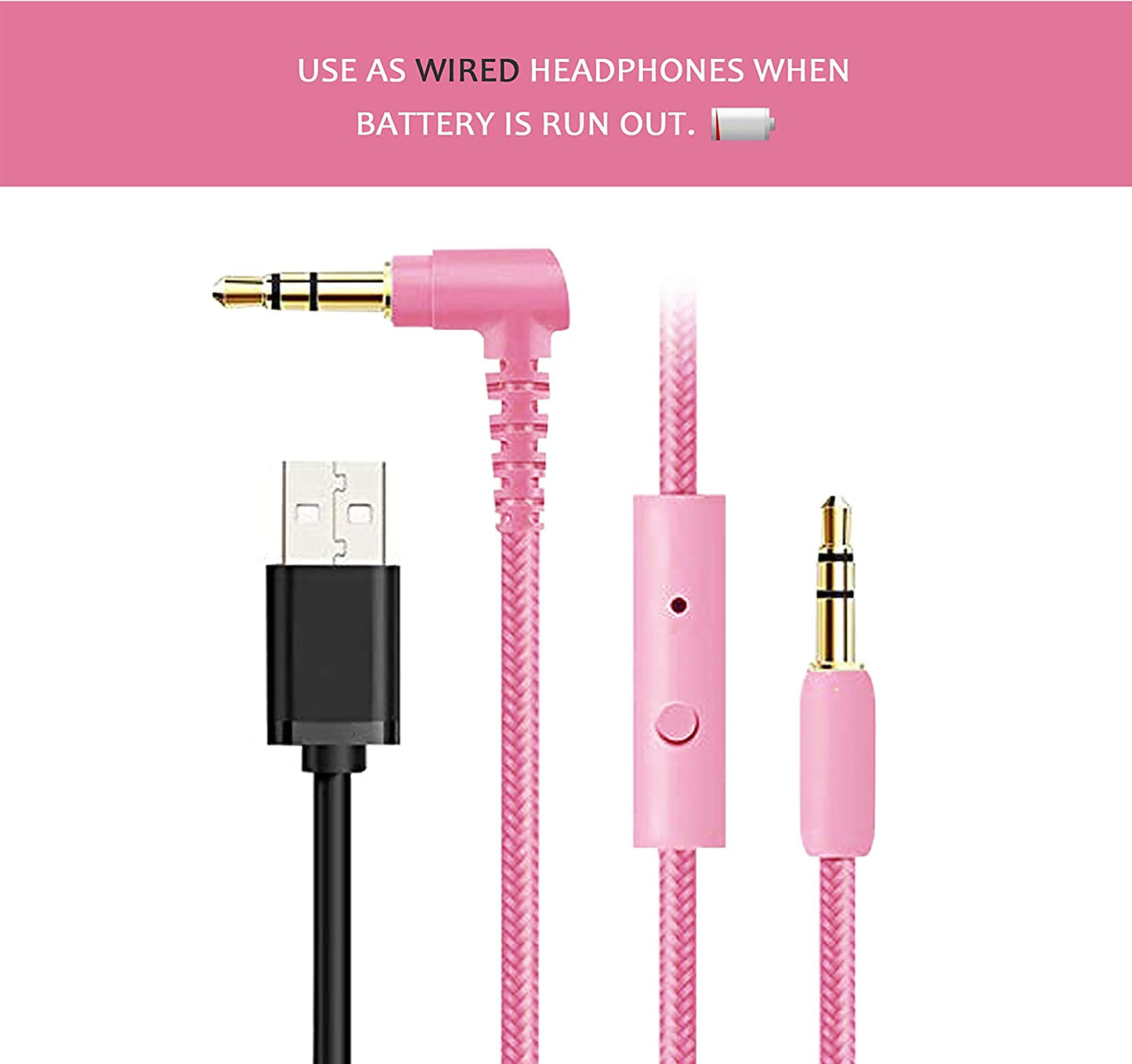 CT-7 Cat Ear Bluetooth Headphones - Fun LED Light-Up Wireless Over-Ear Headphones with Microphone and Volume Control for Kids, Perfect for Travel, School, and Gaming