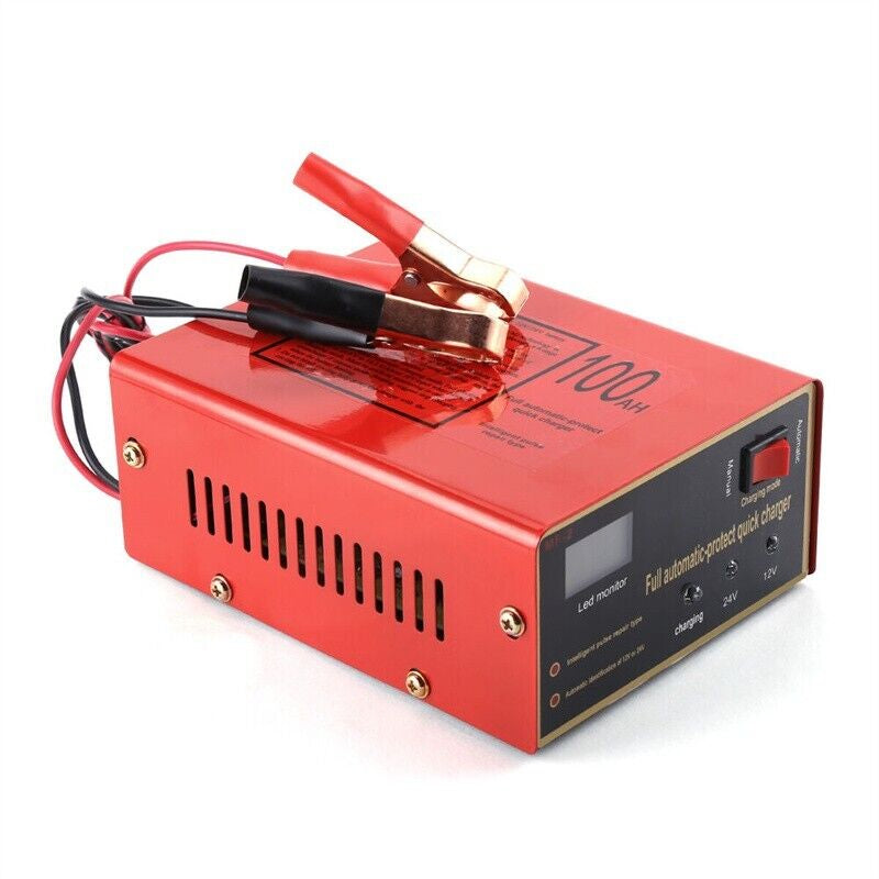 Power Up Your Electric Car with Our Maintenance-Free 12V/24V Battery Charger - 10A, 140W Output for Ultimate Convenience