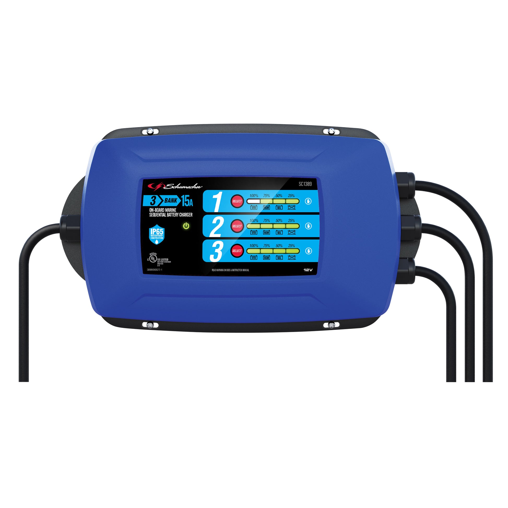 Effortlessly Charge Three Batteries with the Schumacher Electric Ship ‘N Shore 15A Marine Battery Charger
