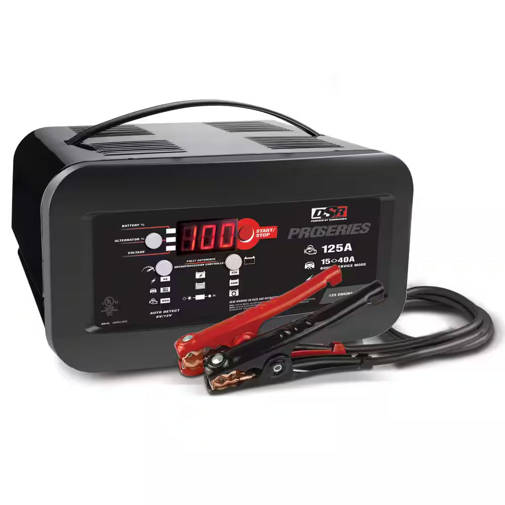 Power Up Your Ride: DSR Pro 125-Amp Car Battery Charger & Engine Starter with 40A Boost for All Your Automotive Needs