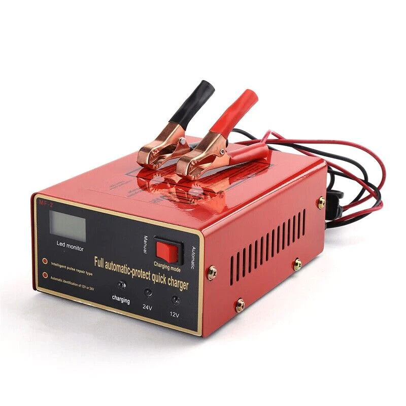 Power Up Your Electric Car with Our Maintenance-Free 12V/24V Battery Charger - 10A, 140W Output for Ultimate Convenience
