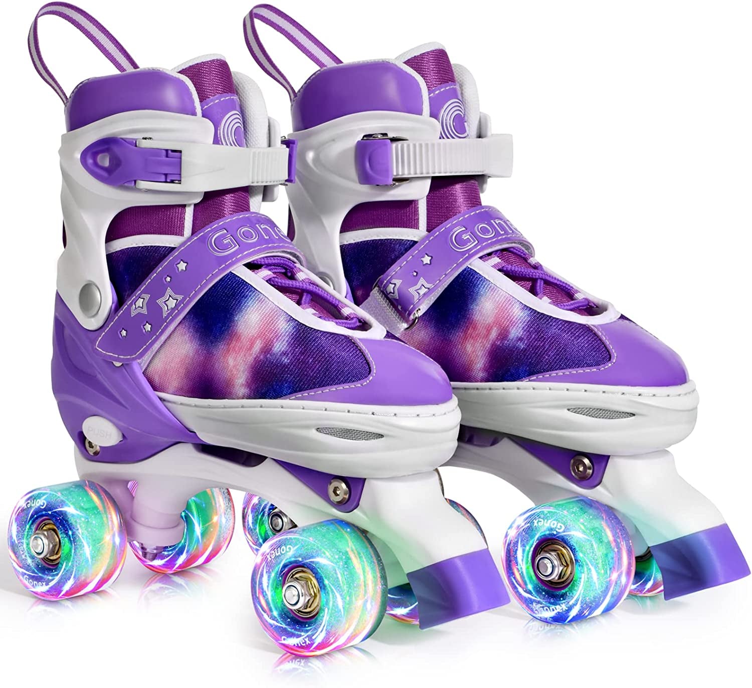 ✨ Light Up Your Fun! 🌟 Adjustable Roller Skates for Kids & Adults - Perfect for Indoor & Outdoor Adventures! 🛼💖 #RollerSkating #FunOnWheels