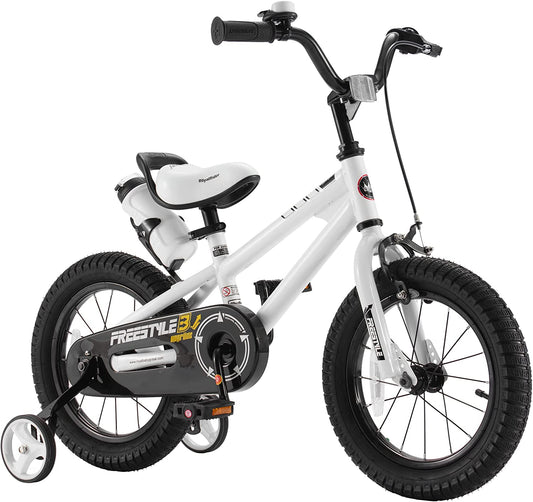 Freestyle Kids Bike 12 14 16 18 Inch Sport Bicycle for Boys Girls Ages 3-10 Years, Multiple Color Options
