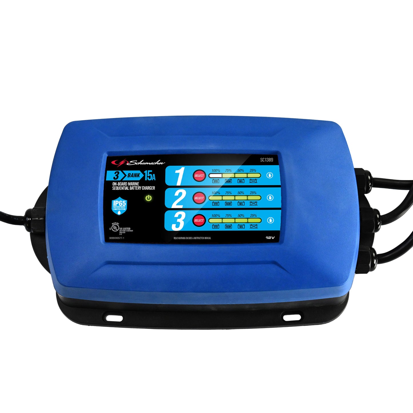 Effortlessly Charge Three Batteries with the Schumacher Electric Ship ‘N Shore 15A Marine Battery Charger