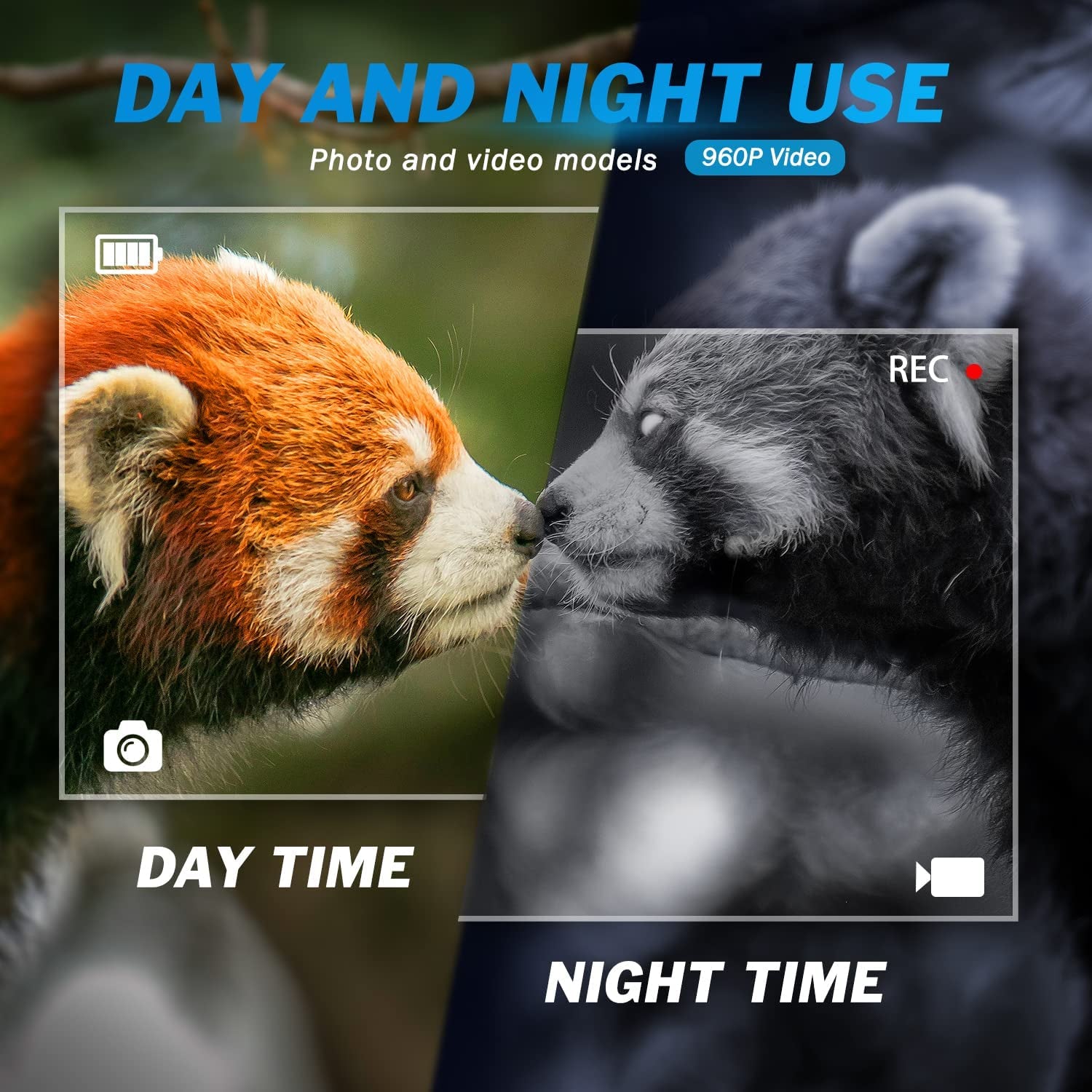 Night Vision Goggles - Digital Infrared Night Vision for Viewing in 100% Darkness-Hd 1080P Image & Video from 984Ft for Hunting Camping Birds Watching