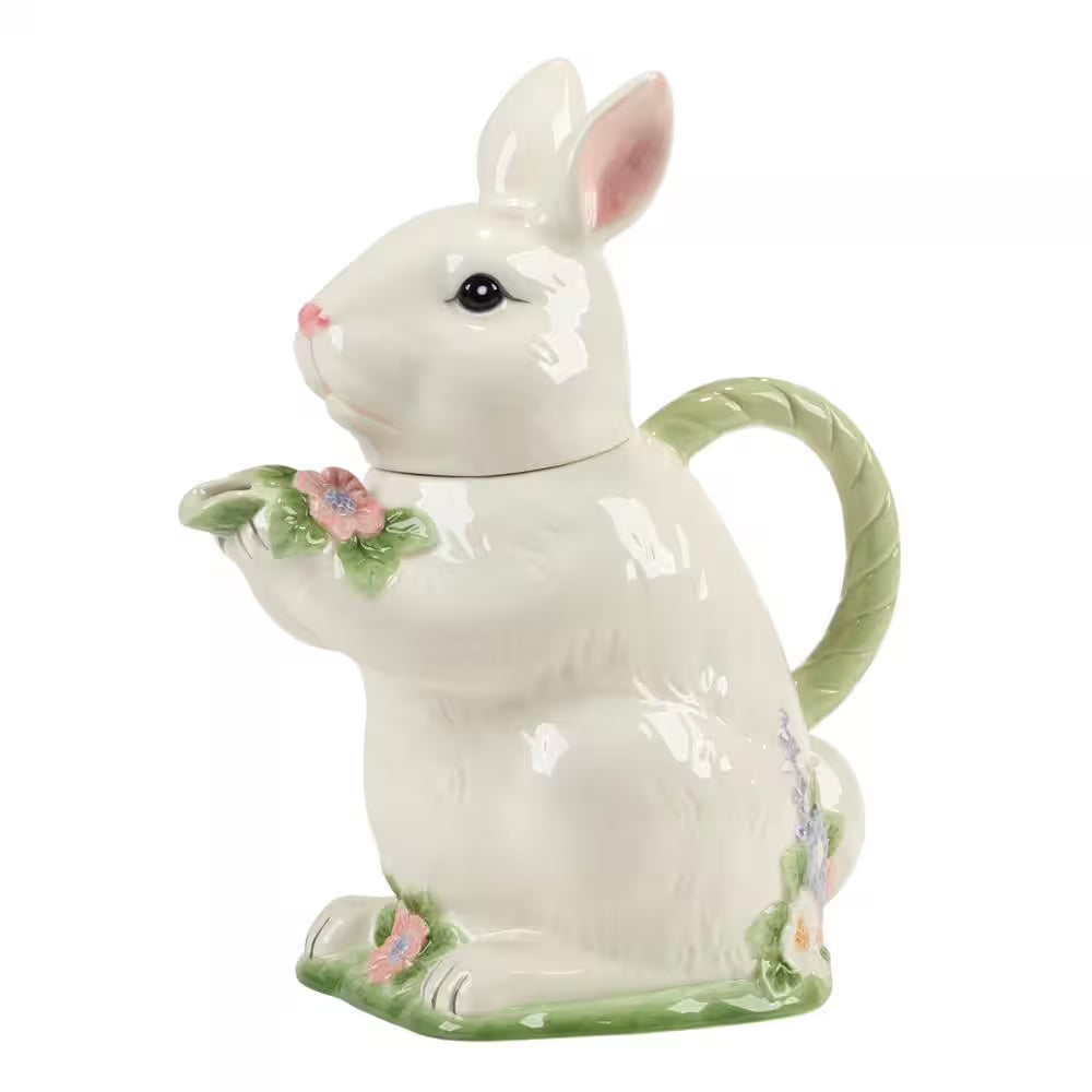 Charming Easter Morning 3-D Bunny Teapot - Perfect for Spring Celebrations