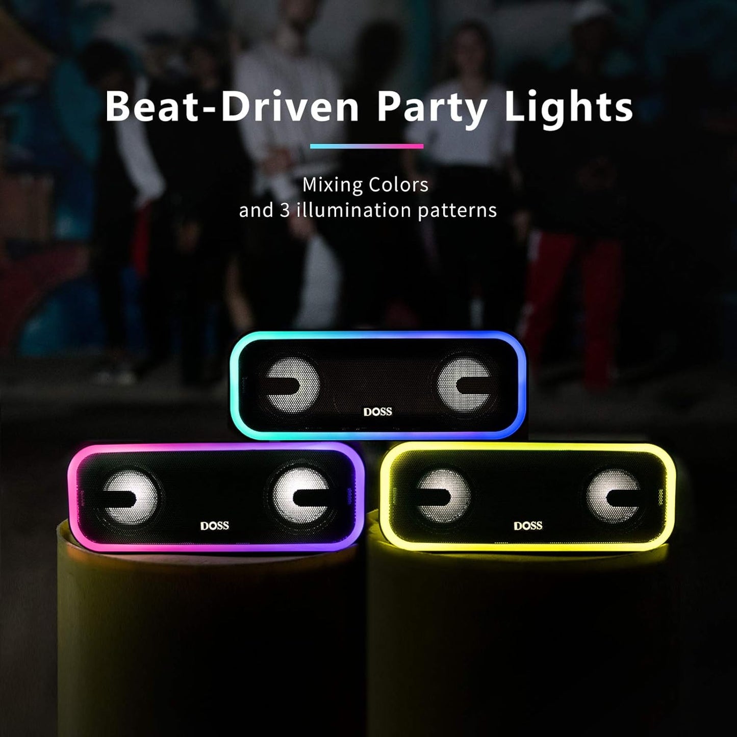 Unleash Your Sound Experience with the SoundBox Pro+ Bluetooth Speaker - 24W Immersive Stereo Sound, Booming Bass, IPX6 Waterproof, and 15 Hours of Playtime - Perfect for Parties and Outdoor Adventures!