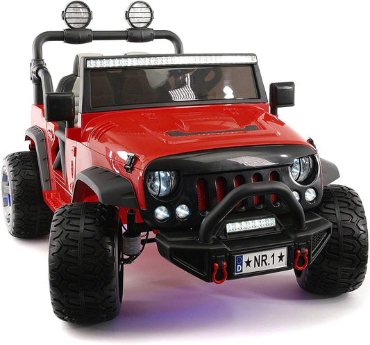 2021 12 Volt Explorer Truck Battery Powered Led Wheels 2 Seater Children Ride on Toy Car for Kids Leather Seat MP3 Music Player with FM Radio Bluetooth R/C Parental Remote
