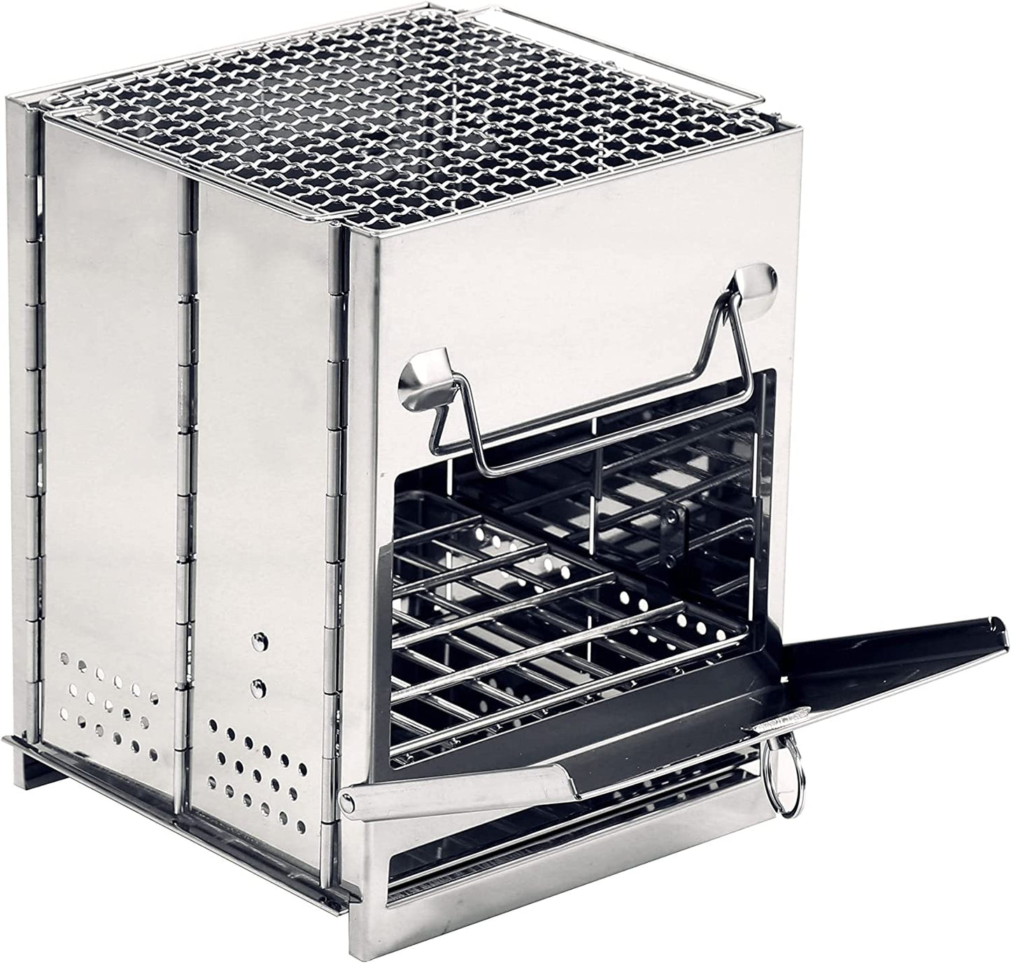 🔥 Take Your Outdoor Cooking to the Next Leve!  - Rocket Fast! 🌲 Portable Wood Burning Rocket Camp Stove - Perfect for Hiking, Camping, Picnics & BBQs! 🍖✨