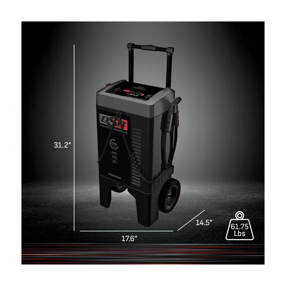 Unleash Power with the DSR Proseries 250A Automatic Car Battery Charger & Engine Starter for 12V Vehicles