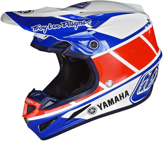 Cool! SE4 Composite Adult Motocross Dirt Bike Helmet W/MIPS, Yamaha RS1