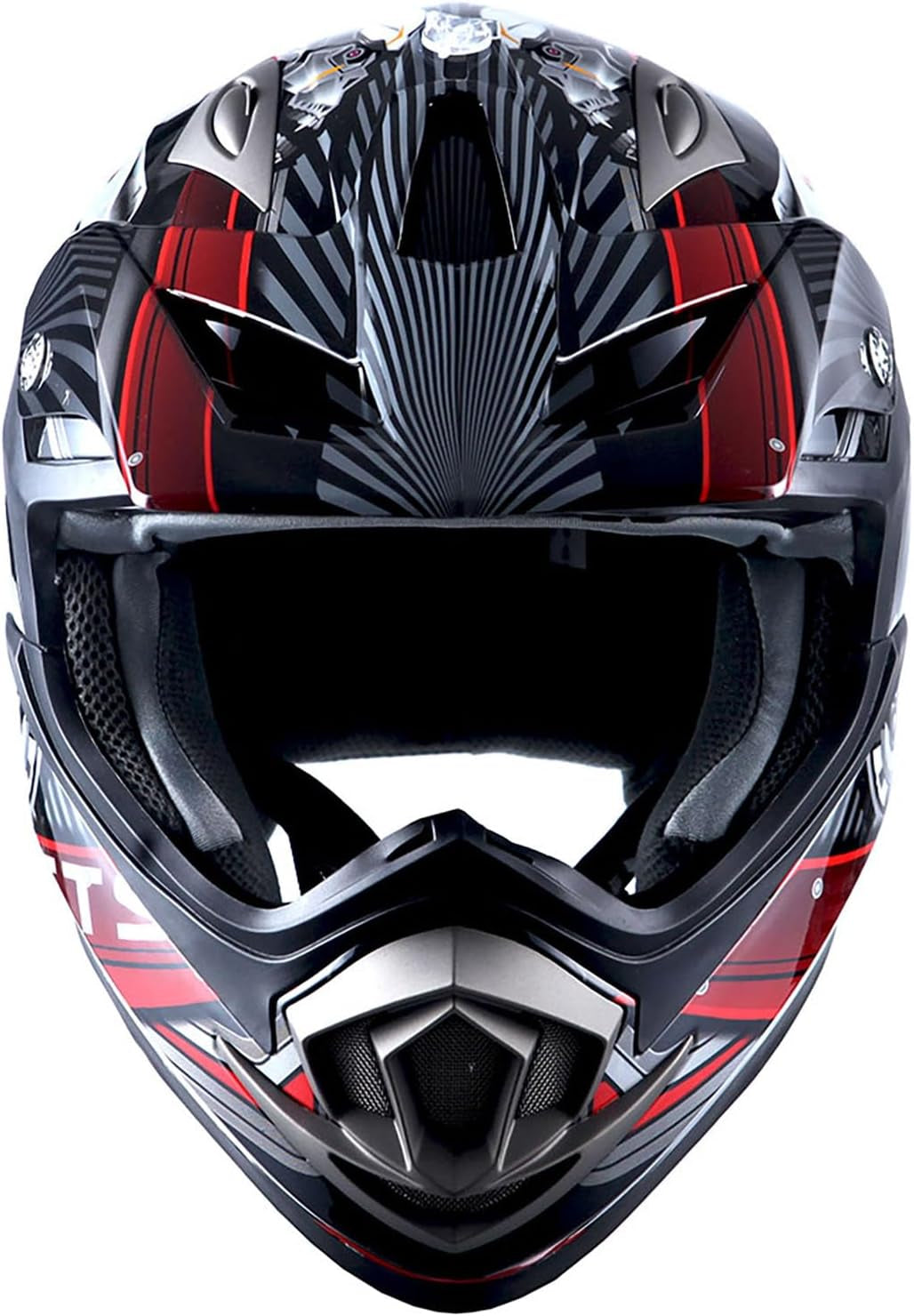 Adult Motocross Helmet off Road MX BMX ATV Dirt Bike Mechanic HGXP14B Carbon Fiber Black HGXP14B