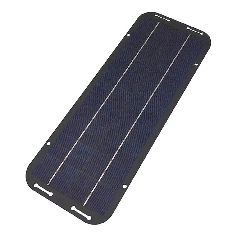 30W High-Efficiency Solar Panel Kit - 12V Trickle Charger for Boats, Cars, and RVs