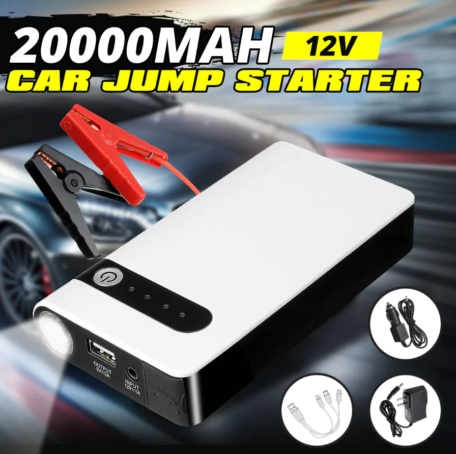 Powerful 20000mAh Car Jump Starter & Portable Power Bank - Your Ultimate Roadside Companion