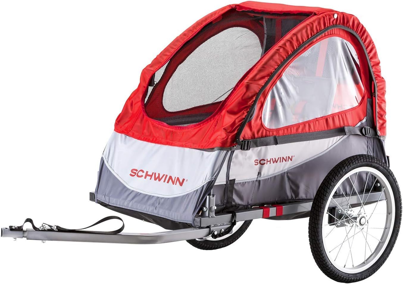 🌟 Ready for Adventure? 🚴‍♂️ Meet the Joyrider Echo & Trailblazer Child Bike Trailer!🛡️ Choose single or double seats, smooth rides with 16/20" air-filled tires! 🐞 Includes bug screen & weather shield! #FamilyFun #BikeAdventures