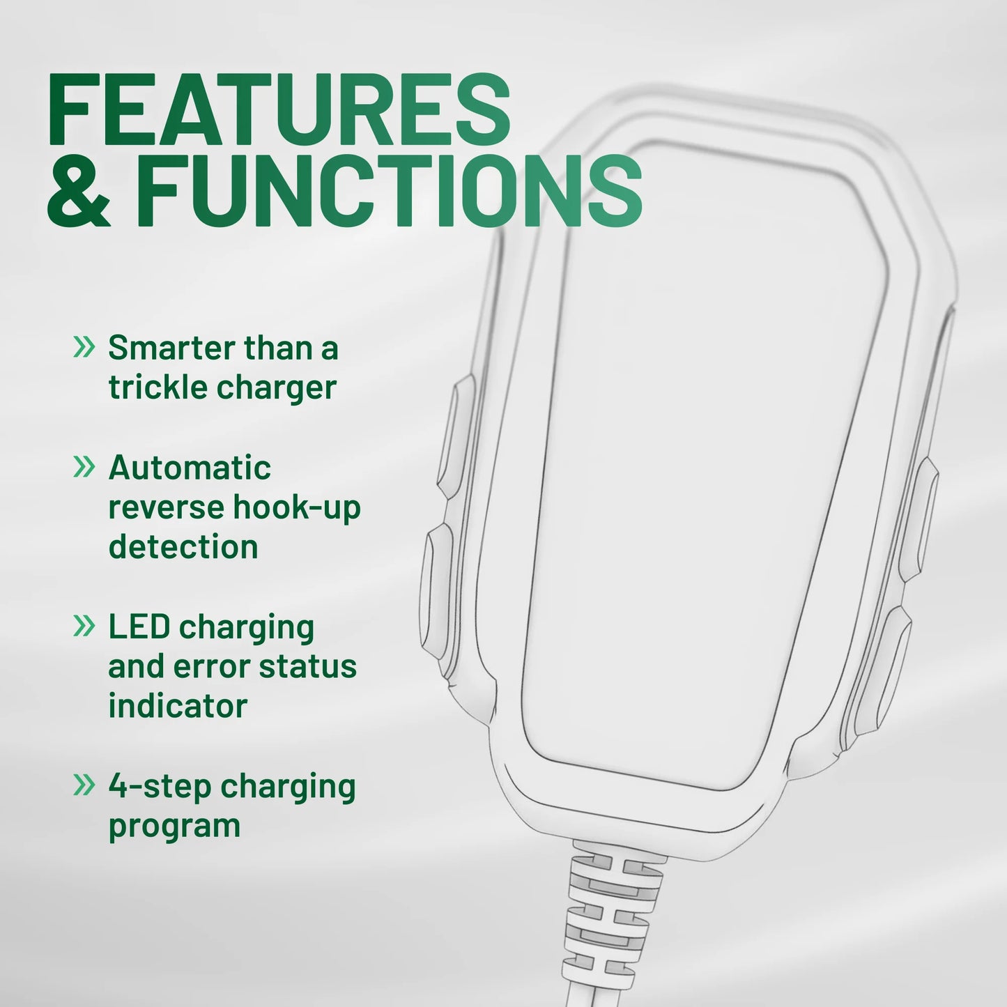 Power Up Your Ride with the Junior 12V, 750mA Smart Battery Charger