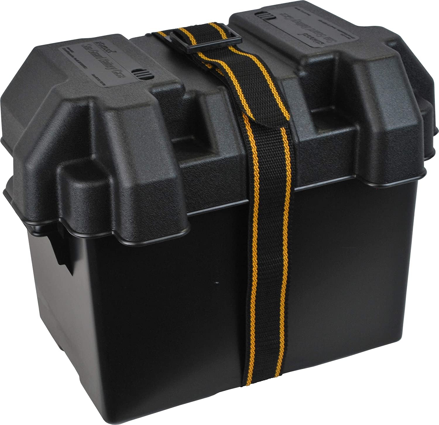 Secure Your Power with the 9065-1 Standard Vented Battery Box - Perfect for Group 24 Series Batteries in Black!
