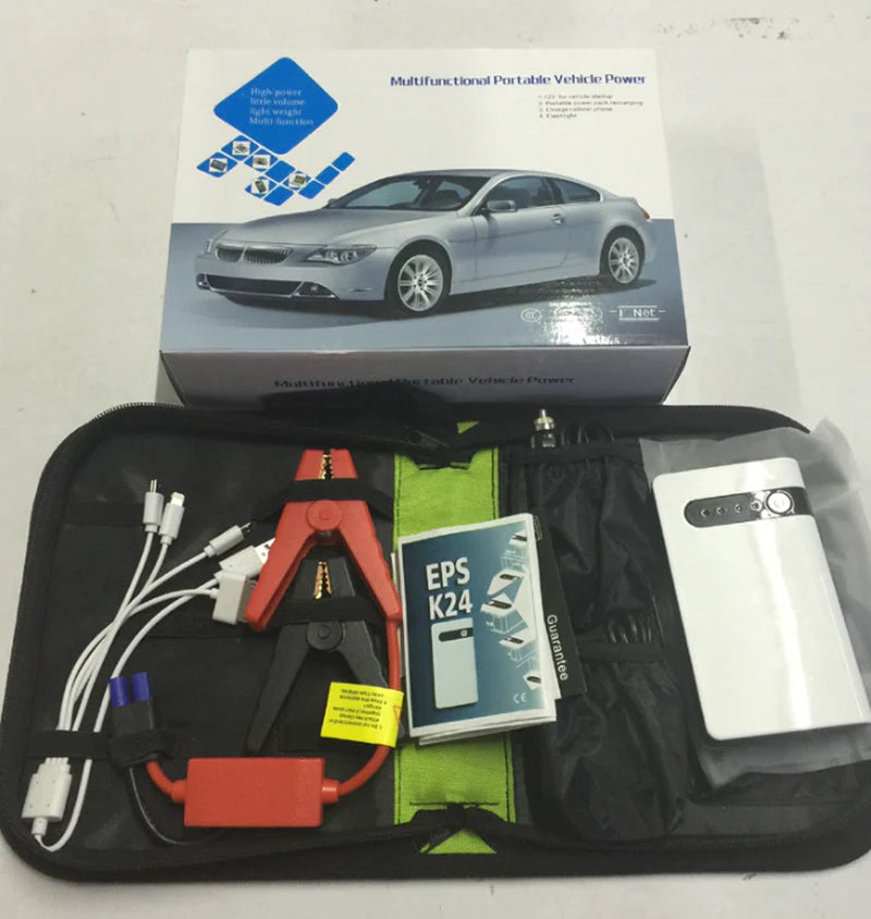 Powerful 20000mAh Car Jump Starter & Portable Power Bank - Your Ultimate Roadside Companion